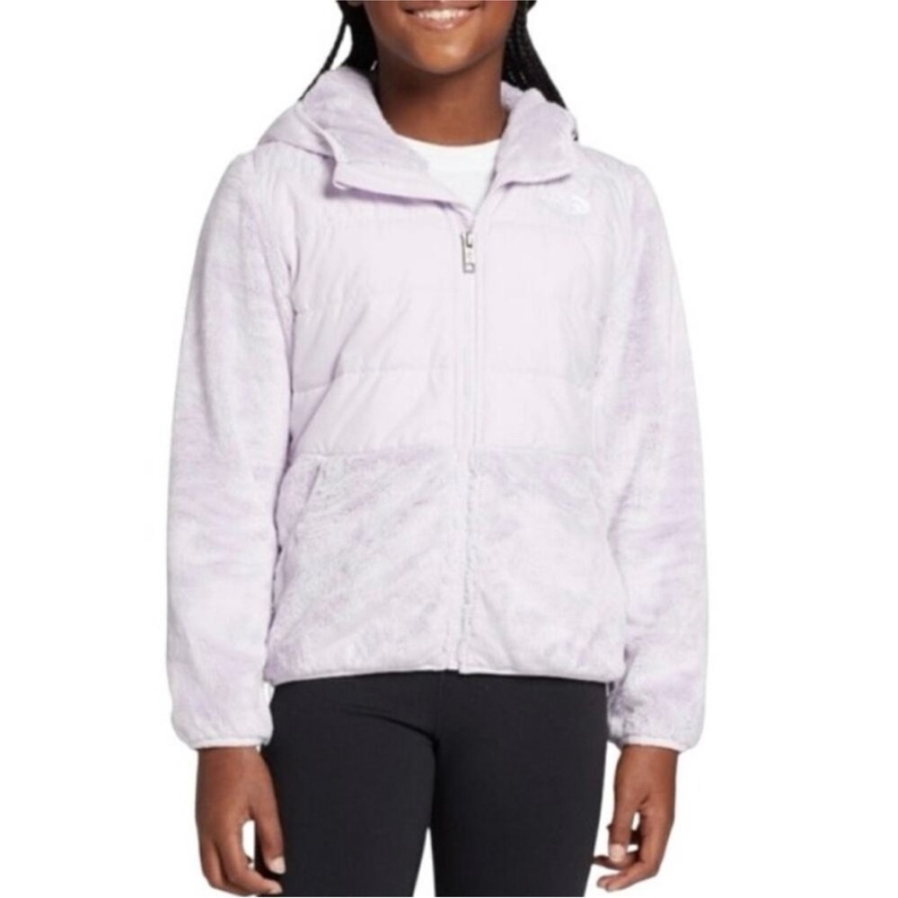 The North Face Girls' Sherpa Ny-Ion Mashup Jacket - Lavender Fog XL 14/16